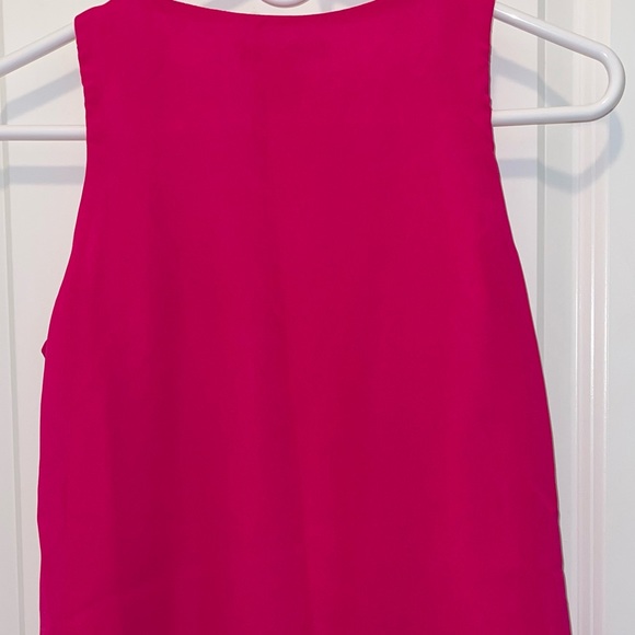 Banana Republic Hot Pink Sleeveless Blouse Size: S - Picture 2 of 6